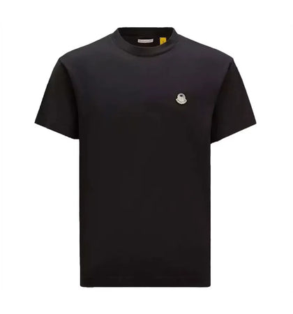 Moncler x Palm Angels Logo Patch T-Shirt Black - authentic Moncler apparel