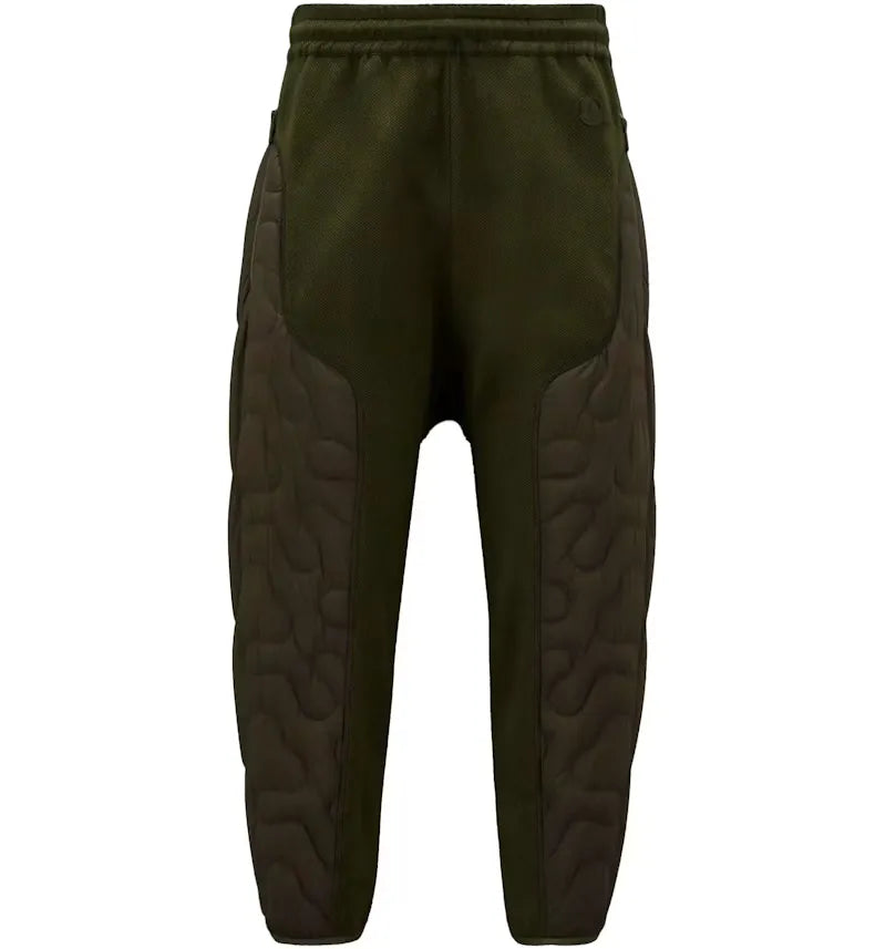 Moncler x Salehe Bembury Padded Pants Dark Green - vue 360