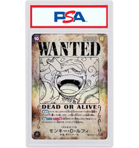 Monkey.D.Luffy 2024 One Piece One Piece Card Game Emperors In The New World Wanted SEC-SPC (Japanese) OP05-119 (PSA or BGS Graded)