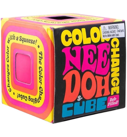 NeeDoh Color Change Cube Sensory Squeeze Toy Purple - authentic NeeDoh product