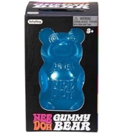 NeeDoh Gummy Bear Squishy Fidget Toy Blue - authentic NeeDoh product