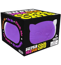 NeeDoh Super Cool Cats Squishy Fidget Toy Purple