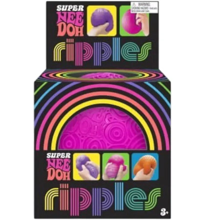 NeeDoh Super Ripples Fidget Ball Pink - authentic NeeDoh product