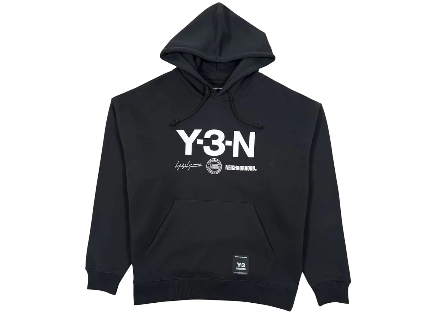 Y-3 x NEIGHBORHOOD GFX Hoodie Black - vue 360