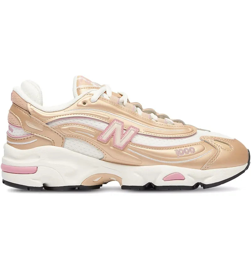New Balance 1000 White Gold Pink - vue 360