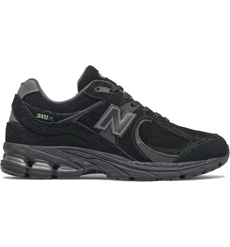 New Balance 2002R Black Green - vue 360