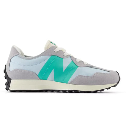 New Balance 327 Aluminum Grey Cyber Jade (GS) - authentic New Balance sneakers
