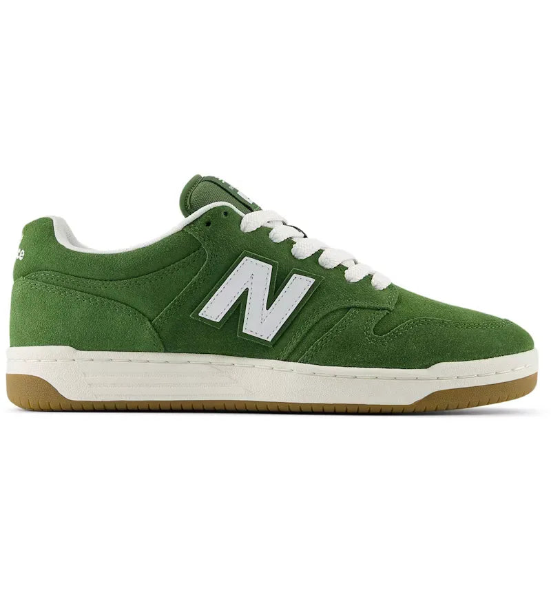 New Balance 480 Dark Olive/White - vue 360
