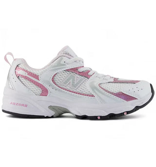 New Balance 530 White Pink Sugar Silver Metallic (PS) - authentic New Balance sneakers