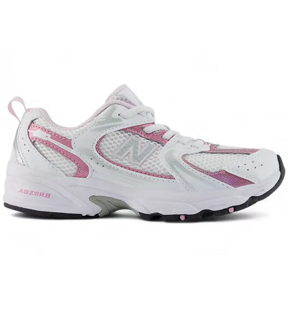 New Balance 530 White Pink Sugar Silver Metallic (PS) - authentic New Balance sneakers