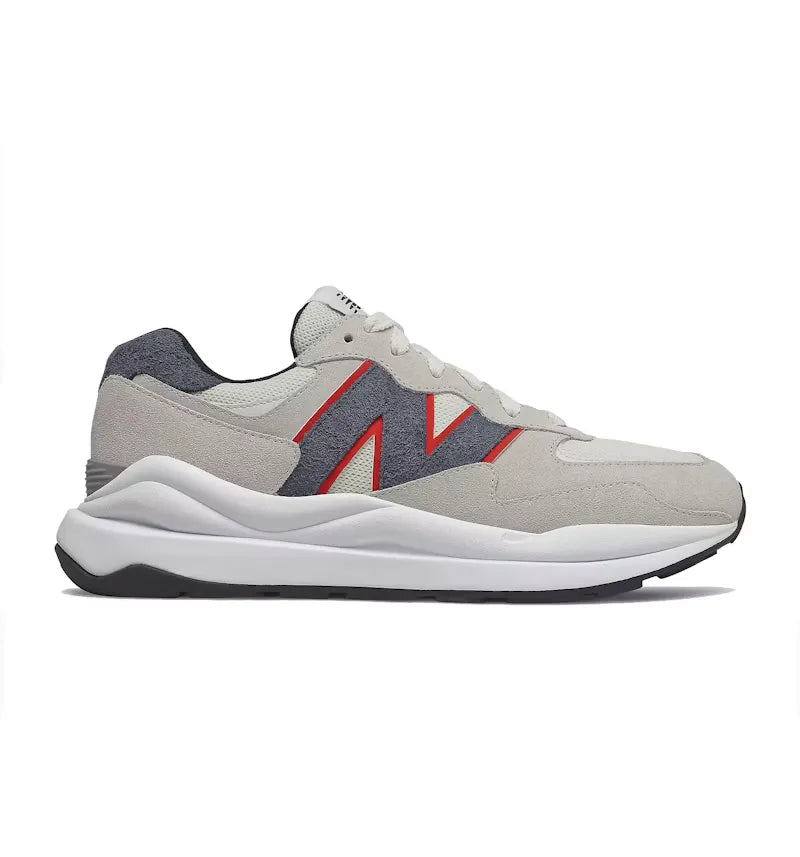 New Balance 57/40 Off White Navy Red - vue 360