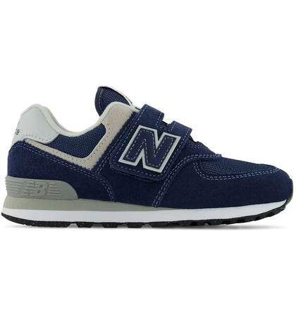 New Balance 574 Core Hook and Loop Navy White (PS) - authentic New Balance sneakers