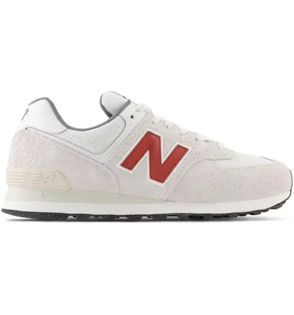 New Balance 574 White Red Grey - authentic New Balance sneakers