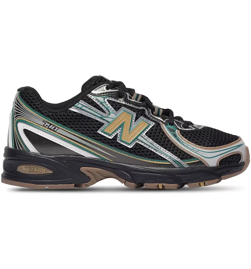 New Balance 740 Black Grey Olive (GS) - vue 360