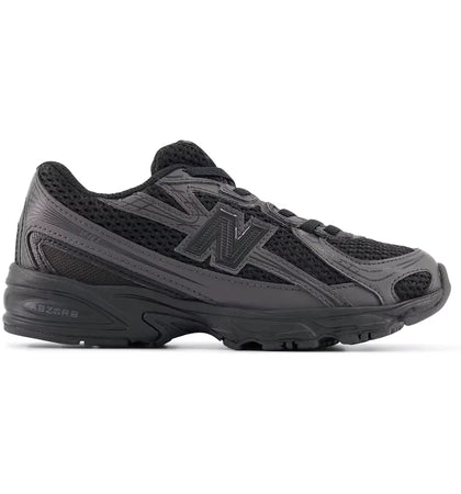 New Balance 740 Bungee Lace Black Cement (PS) - authentic New Balance sneakers