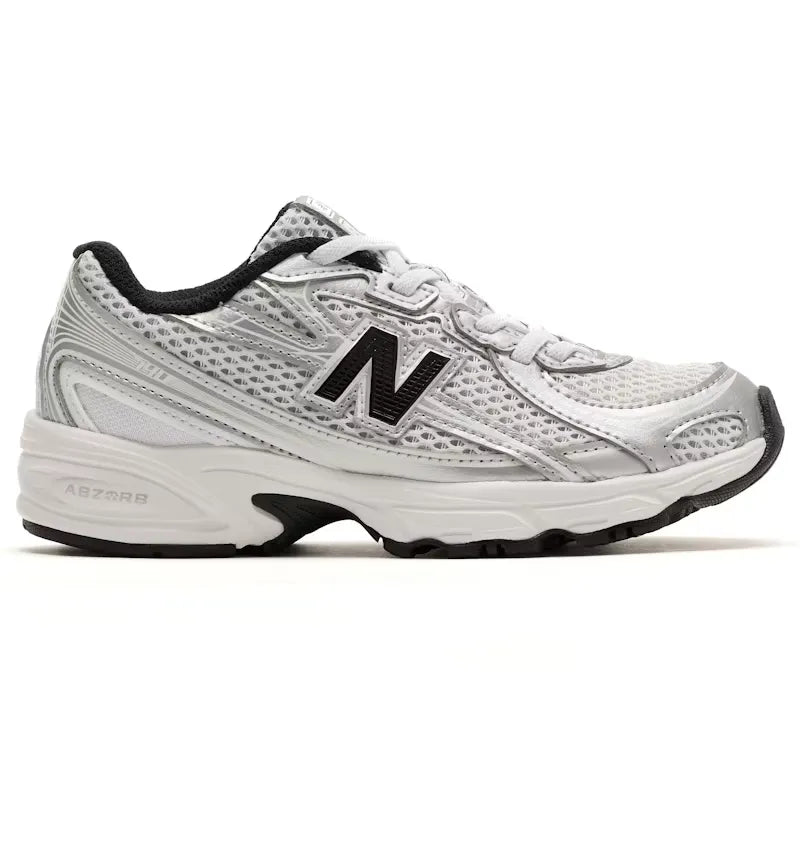 New Balance 740 Bungee Lace Grey Black (PS) - vue 360
