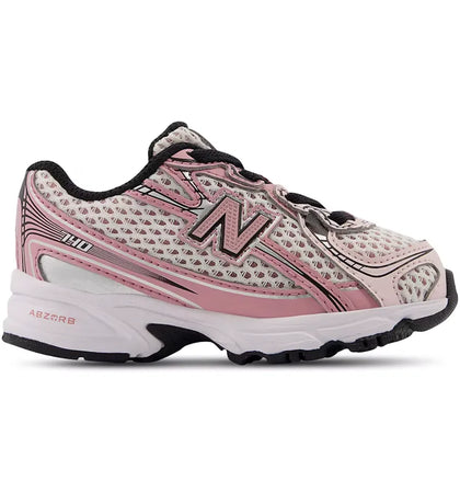 New Balance 740 Bungee Lace Washed Burgundy Pink Taffy (TD) - authentic New Balance sneakers