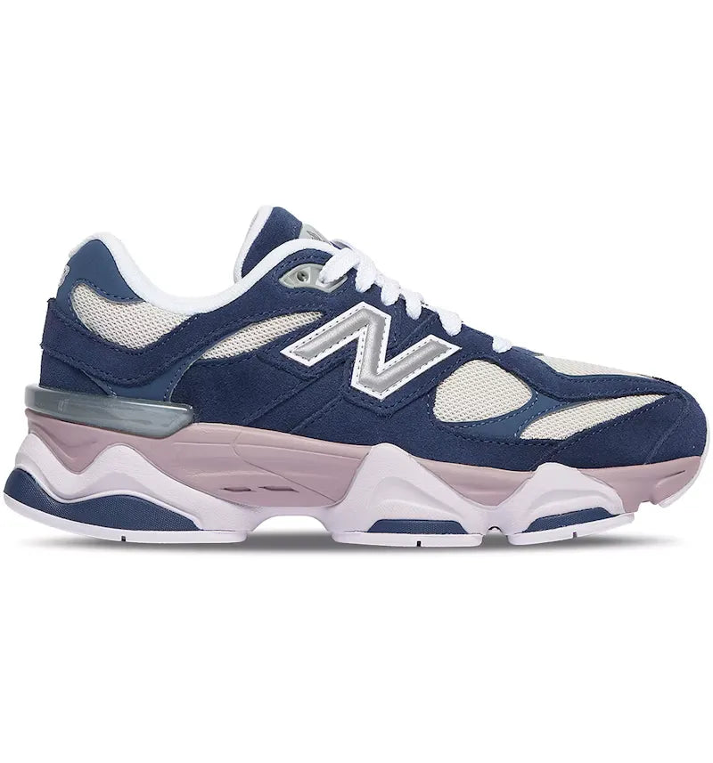 New Balance 9060 Navy Ice Wine (GS) - vue 360