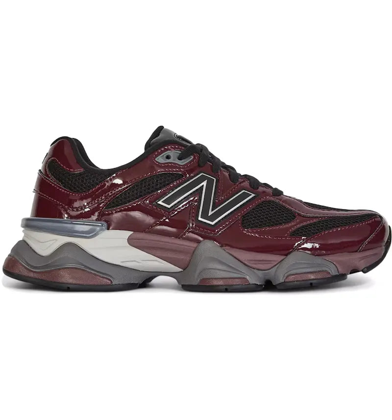 New Balance 9060 Patent Burgundy - vue 360
