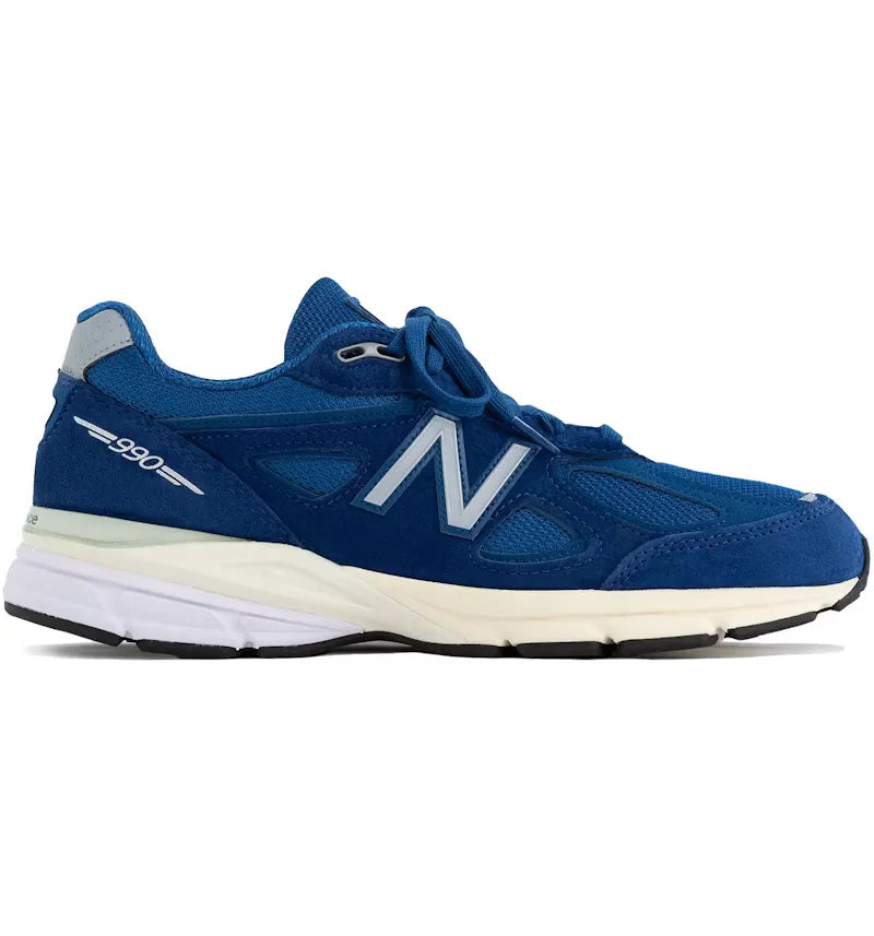 New Balance 990v4 MiUSA Aime Leon Dore Blue - vue 360