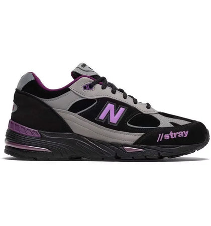 New Balance 991 Stray Rats Black (Women's) - authentic New Balance sneakers