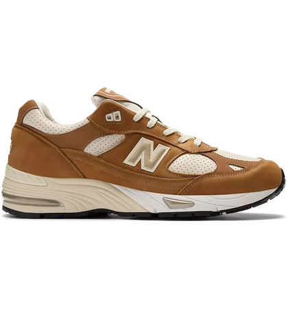 New Balance 991v1 MiUK Chipmunk Birch (Women's) - authentic New Balance sneakers