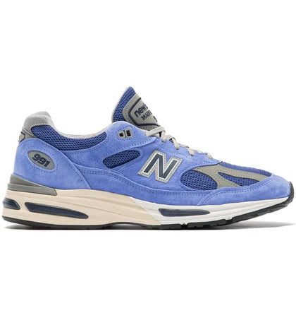 New Balance 991v2 MiUK Summer Brights Baja Blue - authentic New Balance sneakers