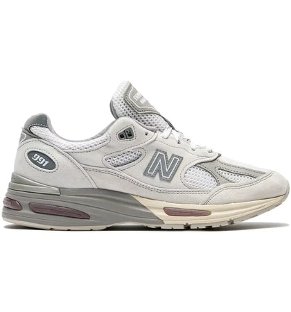 New Balance 991v2 MiUK Wind Chime Brilliant White - authentic New Balance sneakers
