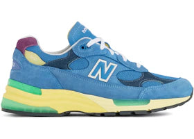 New Balance 992 MiUSA Sea Stone Green Apple - vue 360