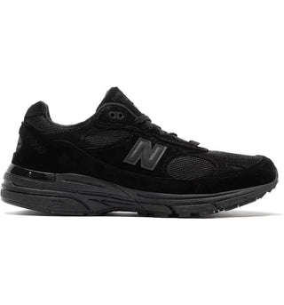 New Balance 993 MiUSA Triple Black Suede - authentic New Balance sneakers