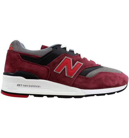 New Balance 997 Made In USA Burgundy - authentic New Balance sneakers