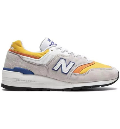 New Balance 997 MiUSA Grey Orange - authentic New Balance sneakers