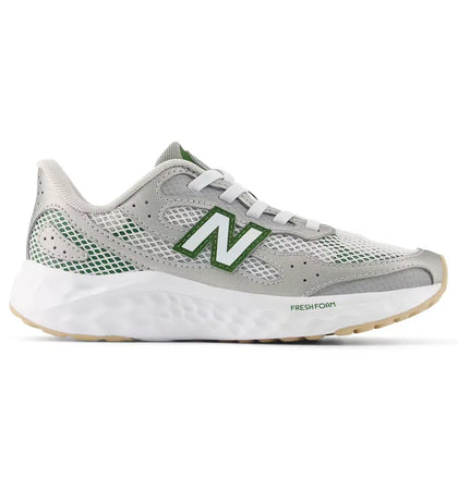 New Balance Arishi Bungee Lace Raincloud Dark Metallic Silver Alpine Green (PS) - authentic New Balance sneakers