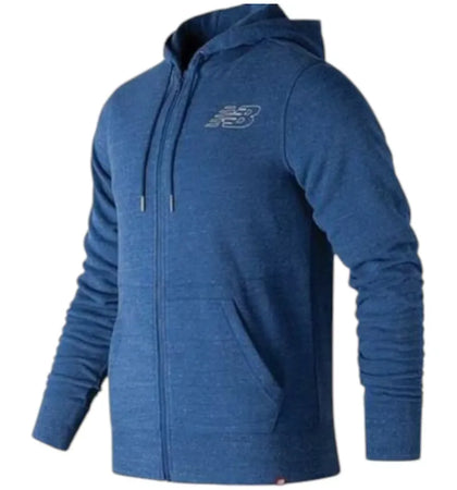 New Balance Athletics French Terry Crew Sweatshirt Navy - authentic New Balance apparel