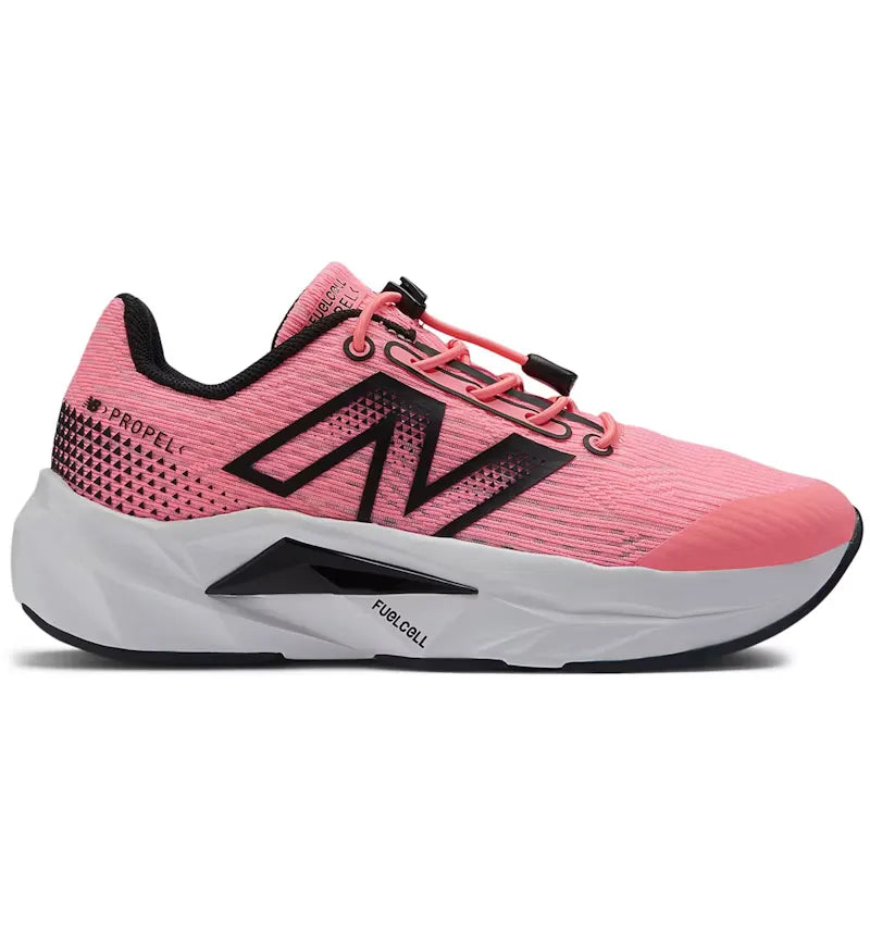 New Balance Bungee FuelCell Propel v5 Ultra Pink Black (PS) - vue 360