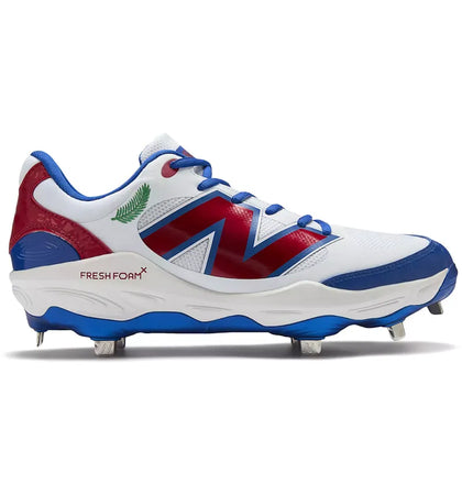 New Balance Fresh Foam X 3000v7 International Baseball Pack Red Royal - authentic New Balance sneakers