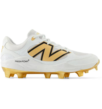 New Balance Fresh Foam 3000v7 Molded White Metallic Gold - authentic New Balance sneakers