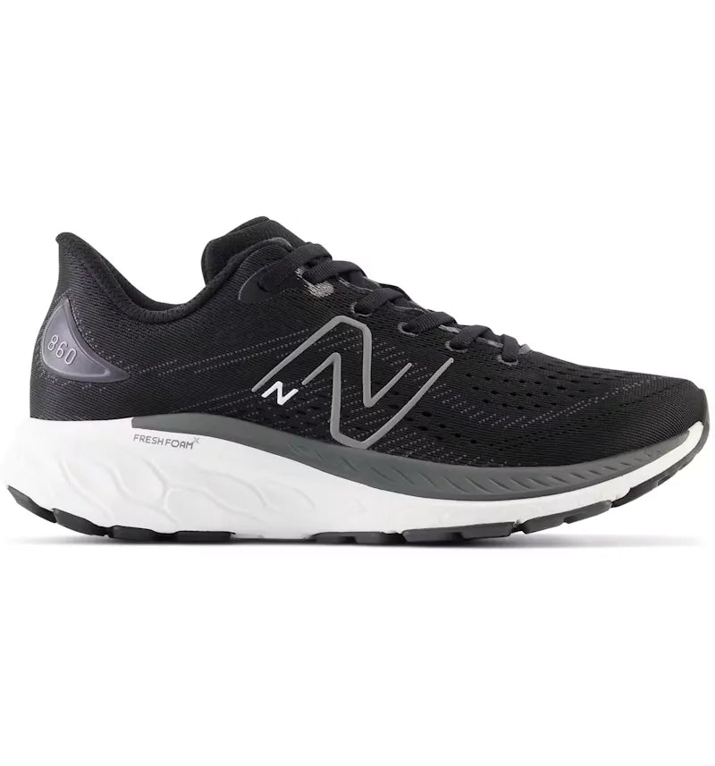 New Balance Fresh Foam X 860v13 Black White Magnet (GS) - vue 360