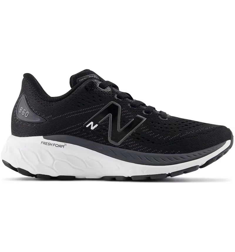 New Balance Fresh Foam X 860v13 Black White Magnet (PS) - vue 360
