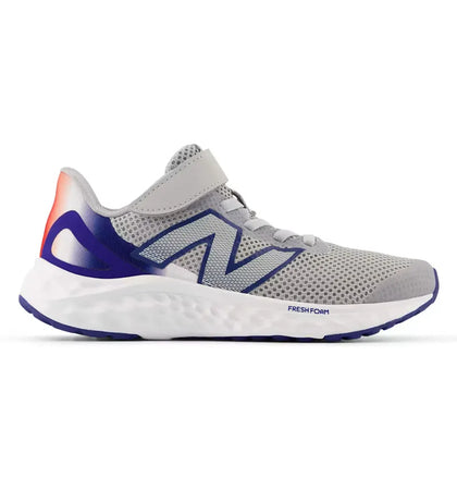 New Balance Fresh Foam Arishi v4 Bungee Lace Raincloud Inkwell True Red (PS) - authentic New Balance sneakers