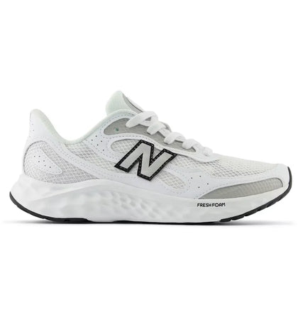 New Balance Fresh Foam Arishi v4 White Silver Metallic Black (Women's) - authentic New Balance sneakers