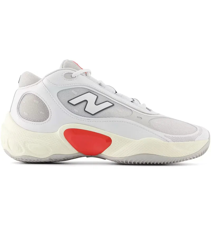 New Balance Fresh Foam BB v3 White Red - vue 360