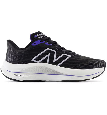 New Balance FuelCell Walker Elite Black Electric Indigo Grey Violet (Women's) - authentic New Balance sneakers