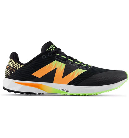 New Balance FuelCell XC7 v5 Black Bleached Lime Glo Hot Mango (Women's) - authentic New Balance sneakers