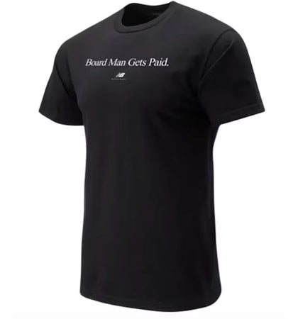 New Balance Kawhi Leonard Board Man Gets Paid Tee Black - authentic New Balance sneakers