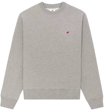 New Balance Made in USA Core Crewneck Sweatshirt Athletic Grey - authentic New Balance apparel