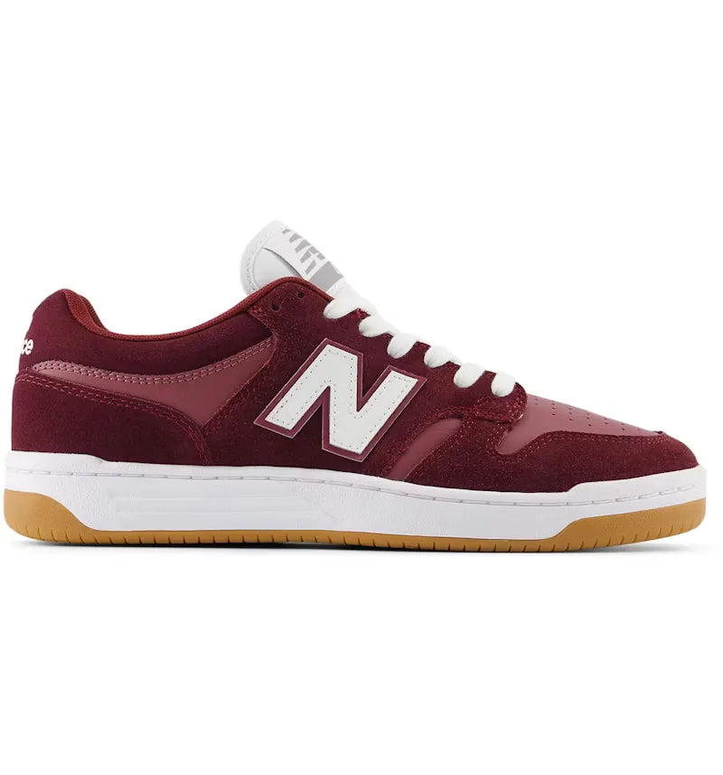 New Balance Numeric 480 Monarch Burgundy Burgundy - vue 360