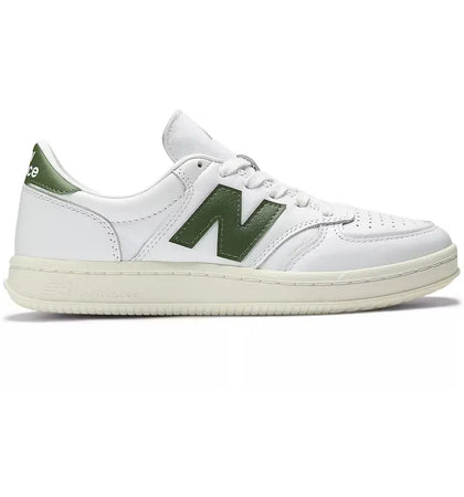 New Balance T500 White Green - authentic New Balance sneakers