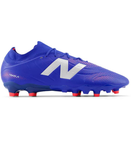 New Balance Tekela Team Low Laced FG V5 Blue Gemstone Energy Red Silver - authentic New Balance sneakers