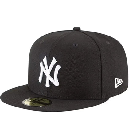 New Era New York Yankees Basic 59Fifty Fitted Cap Black - authentic New Era product